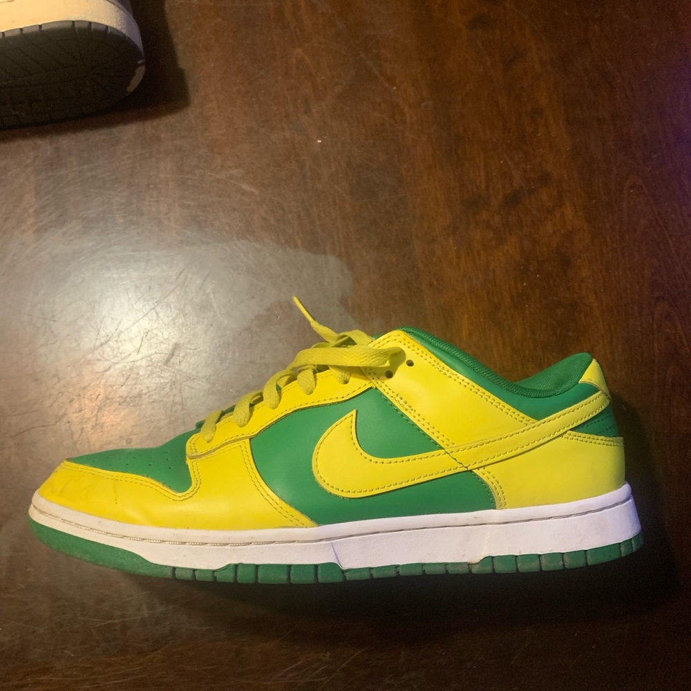 Nike Green and Yellow Sneakers